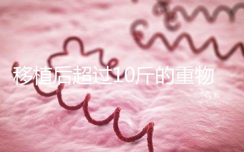 移植后超過10斤的重物別去搬,當心出現(xiàn)腹痛和陰道出血