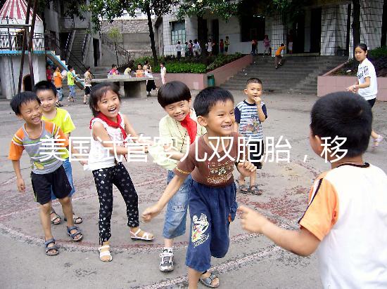 美國試管嬰兒雙胞胎，移植幾顆胚胎把握最大？有多大？