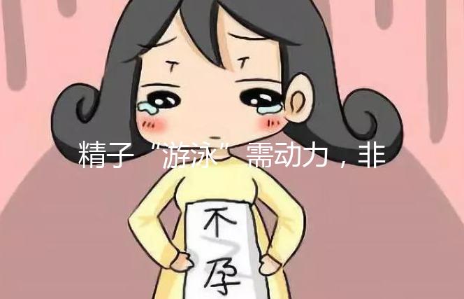 精子“游泳”需動力,非前向運(yùn)動率低才有好孕