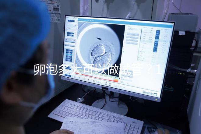 卵泡多大可以做試管？18可用,大小越接近22mm質量最好