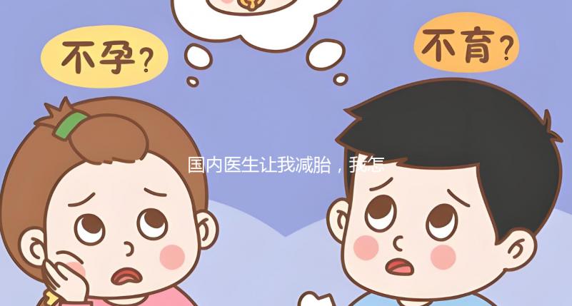 國內醫(yī)生讓我減胎,我怎么能一次生兩個孩子呢?