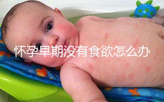 懷孕早期沒有食欲怎么辦？