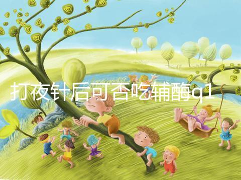 打夜針后可否吃輔酶q10答案在這，作用大且不會提前排卵