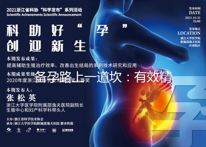 備孕路上一道坎：有效精子濃度偏低生育力先減半