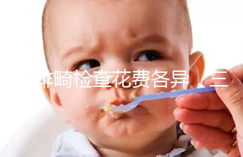 小排畸檢查花費各異，三院、紅房子、安醫單次價格整理