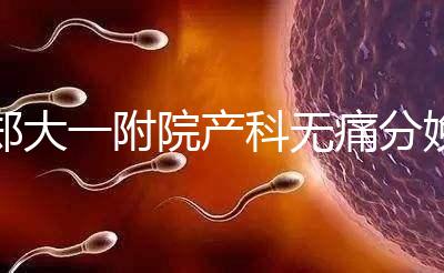 鄭大一附院產(chǎn)科無(wú)痛分娩多少錢進(jìn)來(lái)瞧,一針一千僅起步價(jià)