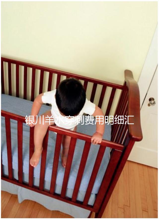 銀川羊水穿刺費用明細匯總，預約、檢查多少錢一目了然