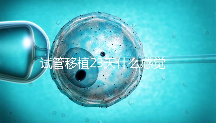 試管移植23天什么感覺都沒有正常嗎？血hcg值才是金標(biāo)準(zhǔn)