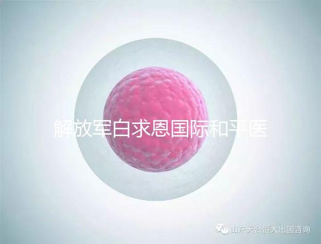 解放軍白求恩國際和平醫院（中國人民解放軍白求恩國際和平醫院）